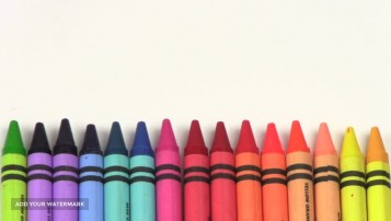 1 الطباشير الملونة